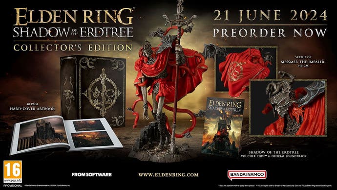 Elden Ring’s Shadow of the Erdtree Collector’s Edition comes with 18 inches of impalement