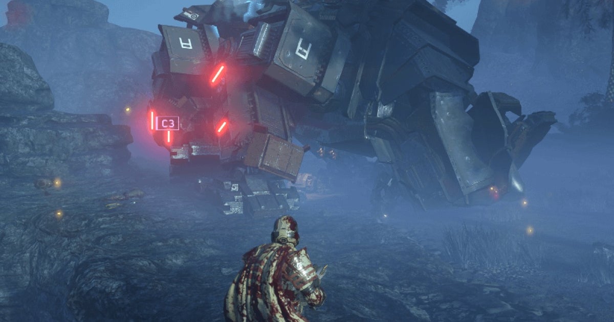 Helldivers 2’s new bad weather patch quietly adds huge AT-AT-like deathbots